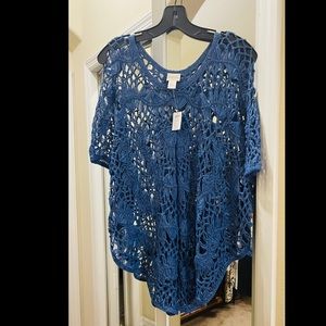 Super cute top, wear a tank underneath, NWT